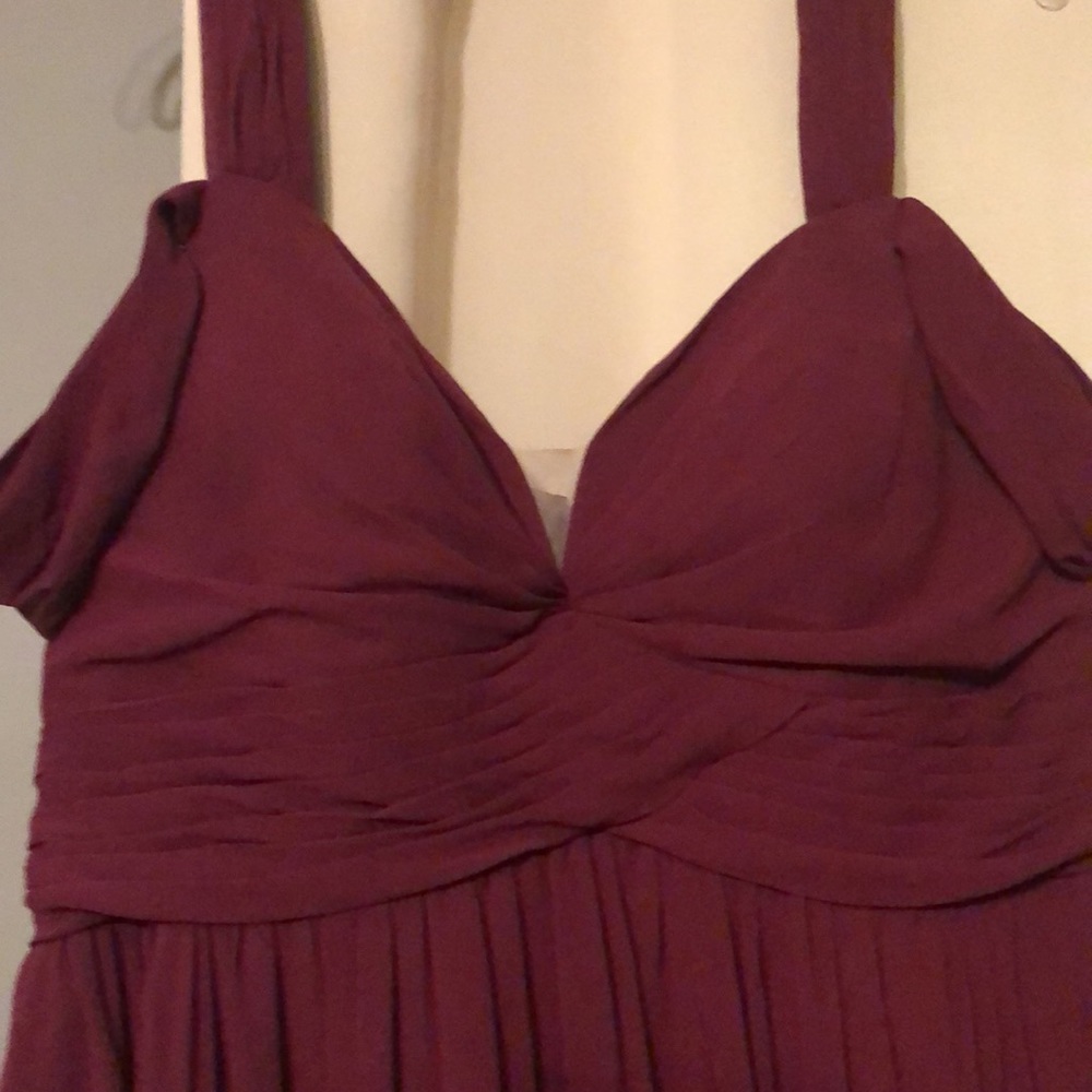 Carbernet floor length chiffon dress - Picture 2 of 3